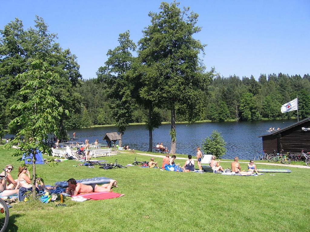 Ferienwohnung Brunner - Haus Am See Nagel Bagian luar foto