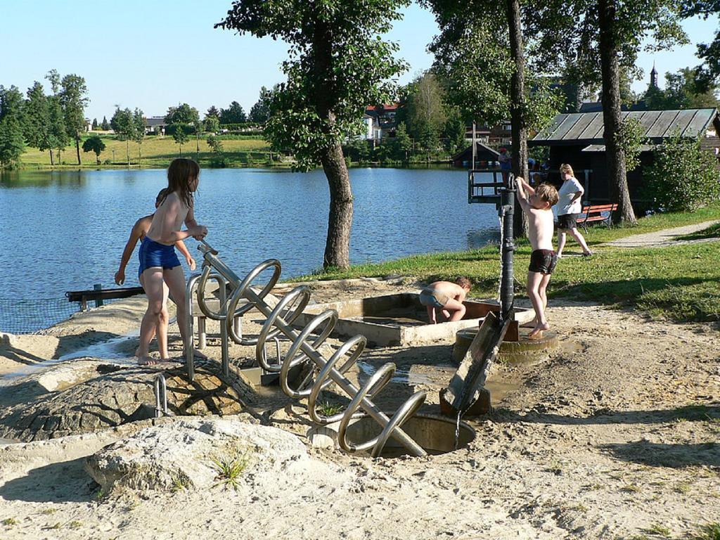 Ferienwohnung Brunner - Haus Am See Nagel Bagian luar foto